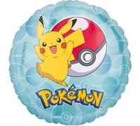 Ballon Hélium - Pokémon - Rond - Multicolore - 43 cm - Idéal Anniversaire