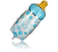 Ballon "It's a boy" - décoration d'anniversaire avec ballon en aluminium bleu - Ballon XL en forme de bouteille pour baby party (01 pièce - garçon)