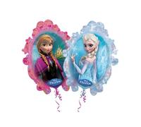 Ballon - La Reine des Neiges - Jumbo - Gonflé à l'hélium - 63 cm x 78 cm - Mixte