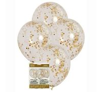 Ballon latex confetti env.30cmØ/6p. or