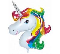 Ballon Licorne 1M Aluminium Reutilisable Deco Anniversaire Fete Baby Shower Muticolore G