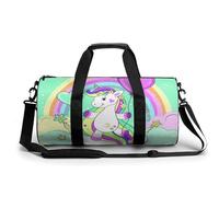 Ballon Licorne Sac De Sport Gym Sac De Voyage Sac Week-End Duffel Bag pour Camping Randonnée Voyage 45x23x23cm