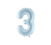 Ballon LOVE Mylar Rouge - 73 x 59 cm - Ballon Lettre Décoratif - Mariage, Saint-Valentin, Fiançailles, Anniversaire (Bleu clair, 3)