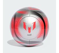 adidas Mixte Messi Club Ball, Silver Metallic/Lucid Red/Black, 3