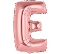 ballon métallique 36cm lettre e - or rose - surprisez vous balm0rgle Rose G