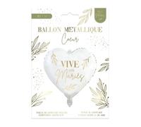 Ballon metallique "vive les maries"
