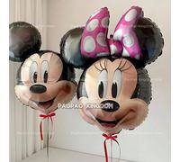Ballon Mickey Minnie Mouse, décorations de fête d'anniversaire Happy Mickey, ballons en aluminium pour réception-cadeau pour bébé, jouet de dessin animé pour enfants A 1