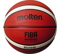 Molten Ballon de basket BG2010 – Taille 6, intérieur/extérieur, approuvé par la FIBA, orange/ivoire
