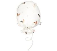 Ballon Mural Décoratif En Coton Imprimé 38cm Écru ? Motif Poules Champêtre TU