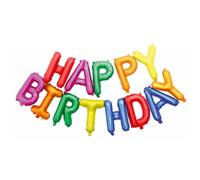Ballon Mylar Happy Birthday Multicouleur