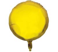 Ballon mylar Rond - P'TIT Clown - re22322 - 37 cm - Or brillant - Décoration chic