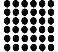 Ballon Noir,36 Pièces 12 Pouces Ballons de Baudruche,Ballon Anniversaire,Ballons Noir en Latex Mat Helium Gonflable de Fete,Mariage,Baby Shower,Anniversaire Decoration pour Femmes Garçons