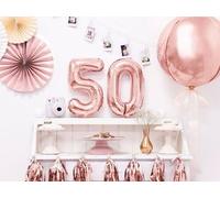 Ballon numéroté Ballon numéroté pour anniversaires rose 36 cm