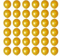 Ballon Or,36 Pièces 5 Pouces Ballons de Baudruche,Ballon Anniversaire,Ballons Or en Latex Mat Helium Gonflable de Fete,Mariage,Baby Shower,Anniversaire Decoration pour Femmes Garçons