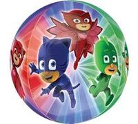 Amscan Ballon en aluminium PJ Masks Orbz 3467801 40,6 cm Bleu