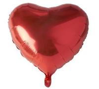 Ballon - PAPSTAR - Coeur - 450 mm - Rouge - Non hélium