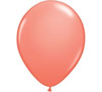 Ballon Qualatex Latex, rond, 28 cm, 100 pièces SG4586 (taille unique) (Corail)