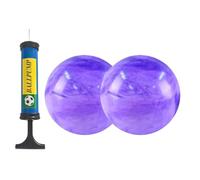 Ballon Rebondissant, Utilisation Polyvalente, 22x22x22 Cm, Balles Rebondissantes Marbrées, Grande Balle Rebondissante Gonflable, Avec Pompe À Air Manuelle, Pour Les Prix En xercice De Fitness