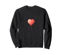 Ballon Romantique en Forme de cœur avec Inscription « Love Ideas Goals Wear » S24 Sweatshirt
