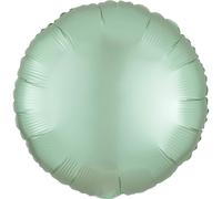 Ballon rond satin vert menthe 45cm