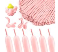 Ballon Rose Pastel Stitch Anniversaire - Déco Fille, Animaux, Gonflables, Longs, à Sculpter, Formes et Magiques - 100 Pièces