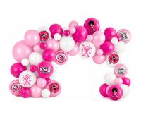 Ballon rose - Slomoon - 101 pièces Octobre rose accessoires 2026 Fabriqué en latex Peut être réutilisé Decoration octobre rose