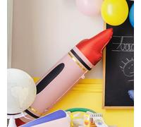 Ballon rouge en aluminium pour fête d'enfants, école ou décoration de crèche