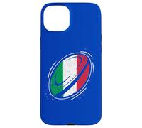 Ballon Rugby pour Fierté des Fans Italien Un Drapeau Italie Coque pour iPhone 15 Plus