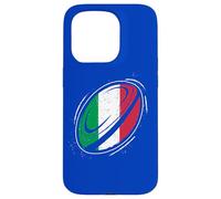 Ballon Rugby pour Fierté des Fans Italien Un Drapeau Italie Coque pour iPhone 15 Pro