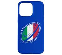 Ballon Rugby pour Fierté des Fans Italien Un Drapeau Italie Coque pour iPhone 15 Pro Max