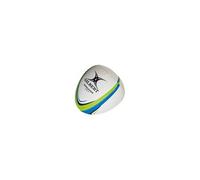 Gilbert Ballon de rugby Rebounder Match d'entraînement Blanc/Bleu/Vert