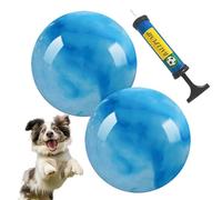 Ballon sauteur - 22 cm - Grand cadeau de fête gonflable avec pompe à main - Exercice en caoutchouc à haut pour les jeux de sport pour - Aire de jeux en plein air, jouets de fitness
