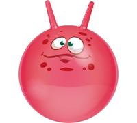 Ballon sauteur avec cornes 45cm rose