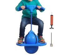 Ballon sauteur avec poignée, antidérapant, sûr et amusant avec poignée et pompe | Ballon sauteur d'équilibre pour l'équilibre et la coordination | Pour adultes, filles, fitness, extérieur, intérieur