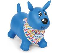 Ballon sauteur chien bleu LUDI - pour enfant dès 10 mois - intérieur et extérieur