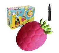 Ballon Sauteur Gerardo`S en Forme de Framboise Rose. Ballon Sauteur pour Les Tout-Petits. Ballon Sauteur Gonflable pour Enfants âgés de 24 Mois et Plus.