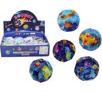 Ballon sauteur lumineux avec découpes Animaux marins 7cm