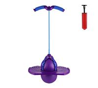 Ballon Sauteur Pogo Stick Jumper Bâton Sauteur Fitness Adulte Ballon de Gym Sport Boule Sautante Antidéflagrant Lolo Ball Pogo Ball avec Poignée Planche d'équilibre Pour Maison Ecole Extérieur