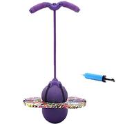 Ballon Sauteur Pogo Stick Jumper Bâton Sauteur Fitness Adulte Ballon de Gym Sport Boule Sautante Antidéflagrant Lolo Ball Pogo Ball avec Poignée Planche d'équilibre Pour Maison Ecole Extérieur