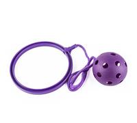 Ballon sauteur pour les balle rebondissante avec ficelle Sauter Jouet Rotatif Balles Fitness Jouet（Violette）