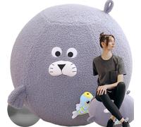 Ballon Siege Bureau Swiss Ball Ballon Grossesse: Élevez Votre Espace avec l'Ensemble de Chaise Ballon d'Exercice Ultime pour le Bureau, la maison, le Yoga, le Pilates et la Grossesse ( Color : Seal ,