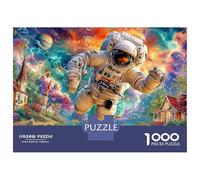 Ballon Spatial Fantaisie 1000 Pièces Puzzles pour Adultes Et Enfants in Cosmic Nebula Qualité Supérieure Défi Jouets Activité Familiale Parfaite Détente Collection 52x38cm/1000pcs