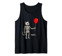 Ballon Squelette Chat retrouvé Perdu Gothique Halloween Assorti Débardeur