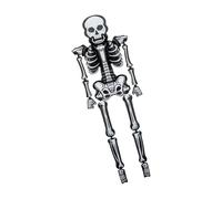 Ballon squelette d'Halloween surdimensionné en forme de tête de mort facile à gonfler pour festival et toile de fond pour photo