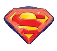 ballon superman emblem 66x50cm - amscan 2969275 Rouge G