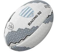 Ballon de rugby Gilbert Ballon supporter racing 92 Blanc Taille : 5 Blanc G