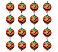 Ballon Tête de Citrouille 25pcs en Aluminium Orange Fête Halloween | Réutilisable, Facile à Utiliser, pour Hélium et Ficelles, Déco Maison et Événements Scolaires