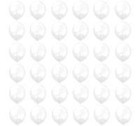 Ballon Transparent,36Pièces 12 Pouces Ballons de Baudruche,Ballon Anniversaire,Ballons Transparent en Latex Mat Helium Gonflable de Fete,Mariage,Baby Shower,Anniversaire Decoration pour Femmes Garçons