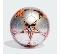 Ballon UCL Club 23/24 Group Stage Silver Metallic / Black / Solar Orange 5