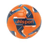 Uhlsport Ballon de Football Team Mini – Loisir – Orange fluo/Bleu marine/Bl – Taille UNIQUE